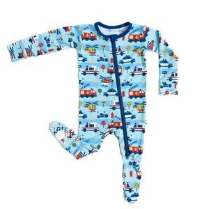 MACARON + ME rescue footed pajamas